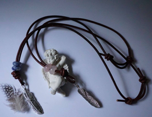 Ketten mit Feder Boho
